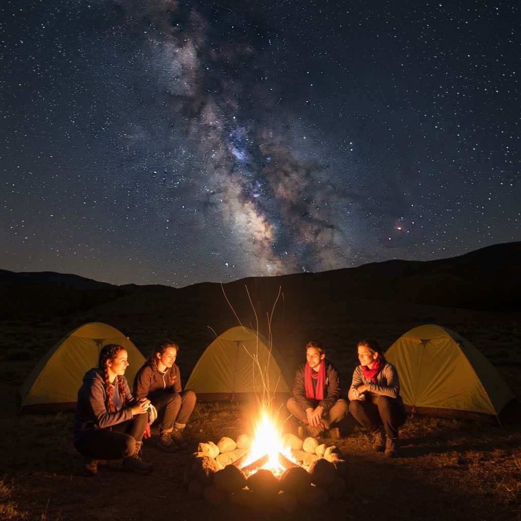 Camping bajo las estrellas